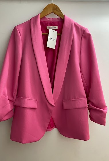 Wholesalers Loriane - Suit jacket with ruched sleeves