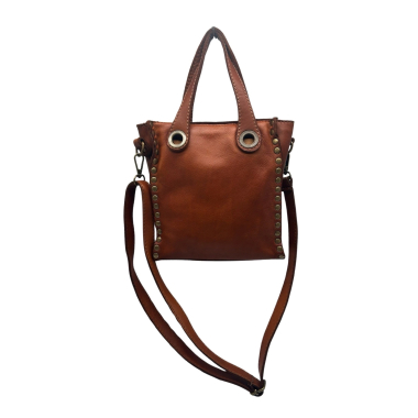 Grossiste LOUISA LEE - SAC A MAIN RIVET CUIR WASHED DOLORES