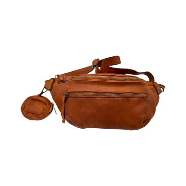 Wholesaler LOUISA LEE - Vintage baguette leather bag