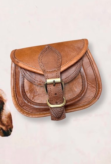 Wholesaler LOUISA LEE - Leather crossbody bag 7"