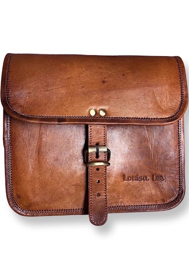 Wholesaler LOUISA LEE - Leather shoulder bag 26cm