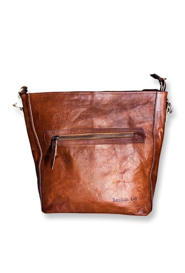 Wholesaler LOUISA LEE - Leather shoulder bag 30cm