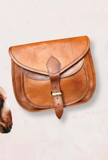 Wholesaler LOUISA LEE - Leather shoulder bag 33cm