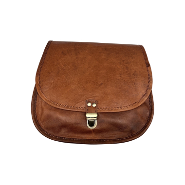 Wholesaler LOUISA LEE - Leather shoulder bag with flap