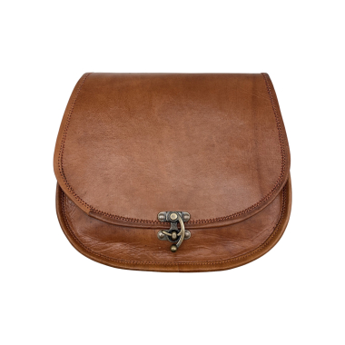 Wholesaler LOUISA LEE - Buckle leather shoulder bag 28cm
