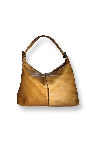 Wholesaler LOUISA LEE - Vintage leather bag Pia Cognac