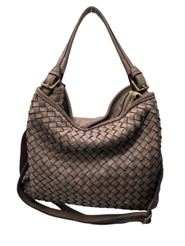Wholesaler LOUISA LEE - Manon washed leather shoulder bag