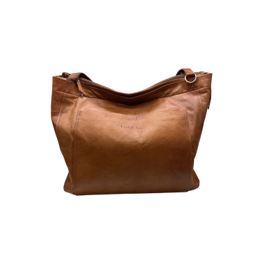 Wholesaler LOUISA LEE - Genuine leather shoulder bag 28cm