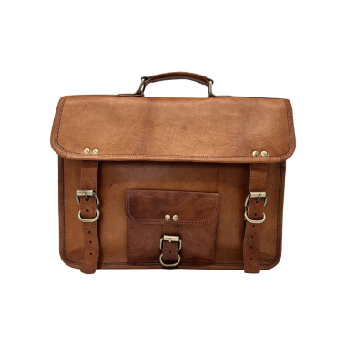 Wholesaler LOUISA LEE - Leather satchel 38cm