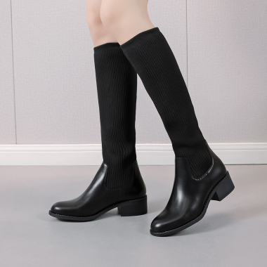 Wholesaler LOV'IT - Mix fabric boots