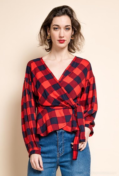 Wholesaler Lovie Look - Wrap blouse