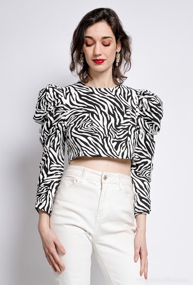 Wholesaler Lovie Look - Zebra blouse