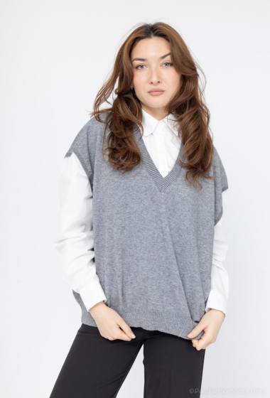 Wholesaler Lovie Look - Shirt with sweater