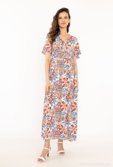 Wholesaler Lovie Look - Long floral dress