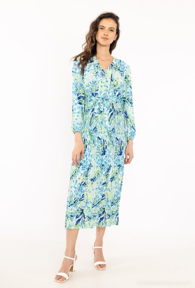 Wholesaler Lovie Look - Long printed dress