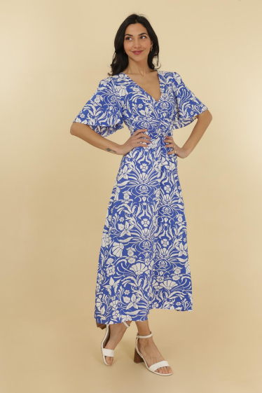 Wholesaler LOVIE & Co - Long floral print dress