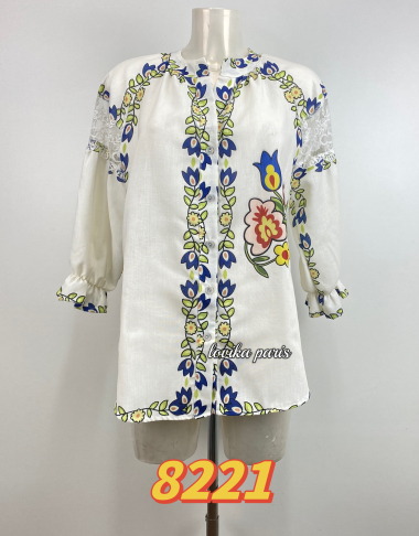 Wholesaler LOVIKA - printed shirt with lace