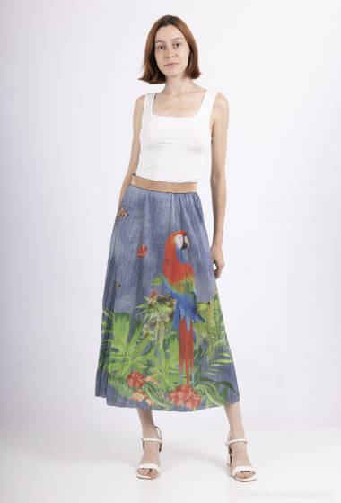 Wholesaler LOVIKA - printed pleated skirt
