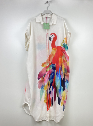 Wholesaler LOVIKA - printed shirt dress
