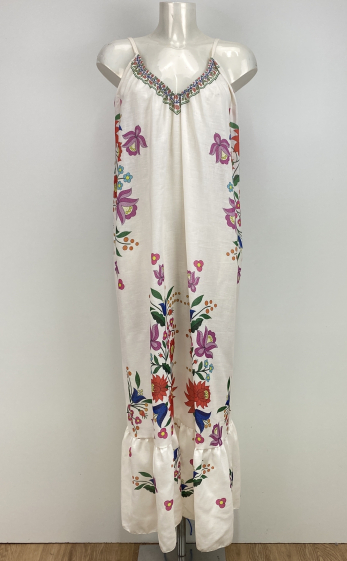 Großhändler LOVIKA - Kleid mit tiefem Rückenausschnitt