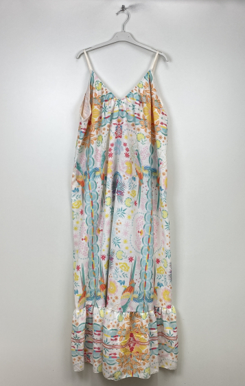 Großhändler LOVIKA - Kleid mit tiefem Rückenausschnitt