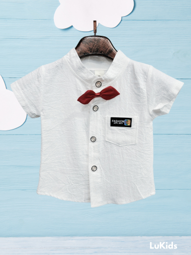 Wholesaler Lu Kids - Baby Boy's Bow Tie Shirt