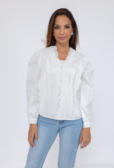 Grossiste LUCCE - Blouse avec broderie