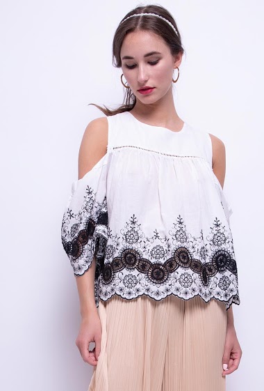 Wholesaler LUCCE - Embroidered blouse