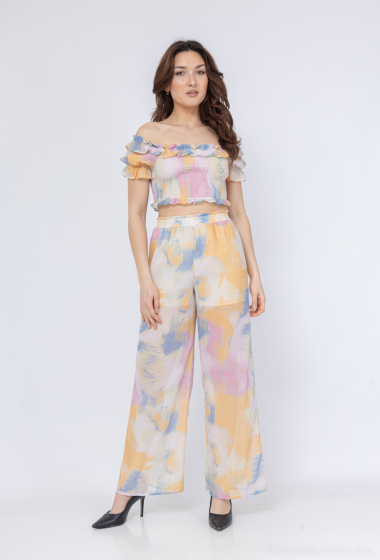 Grossiste LUCCE - Blouse et pantalons multicolores