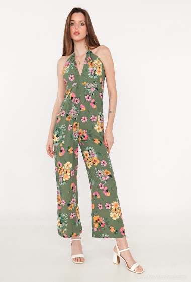 Wholesaler LUCCE - Flower printed bustier jumpsuit