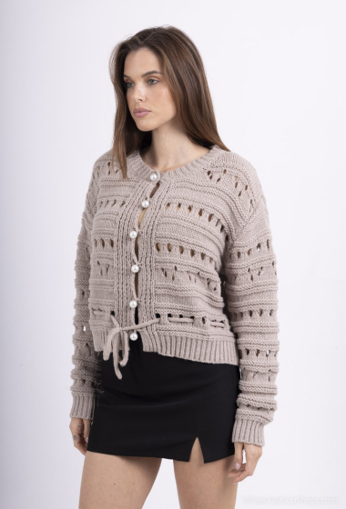 Großhändler LUCCE - Großer, löchriger Pullover