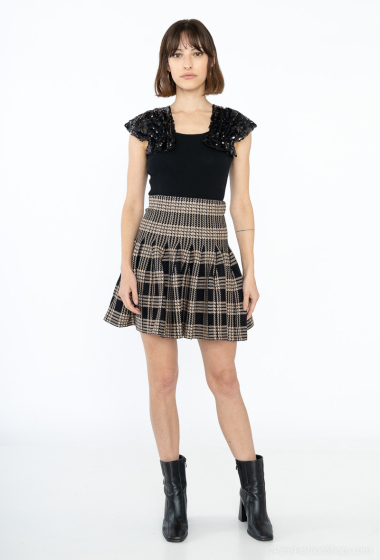 Wholesaler LUCCE - Checked skirt