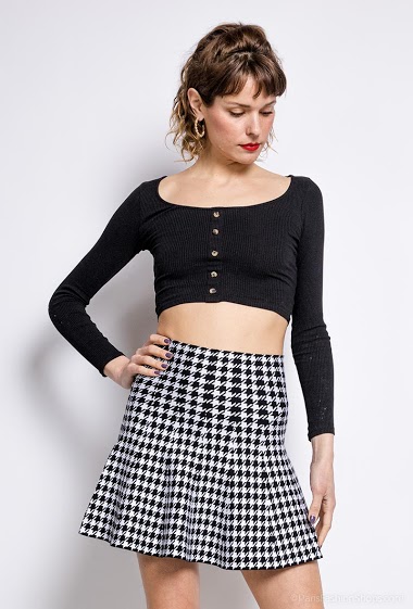 Wholesaler LUCCE - Houndtsooth skirt