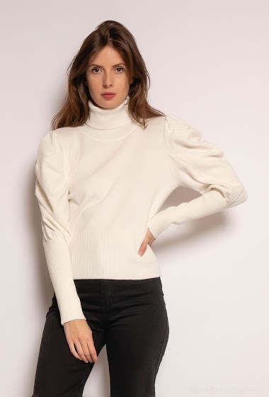 Wholesaler LUCCE - Sweater with ruched sleeves