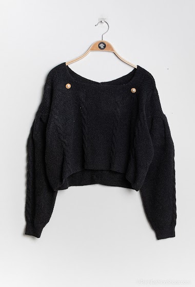 Wholesaler LUCCE - Cropped cable knit jumper