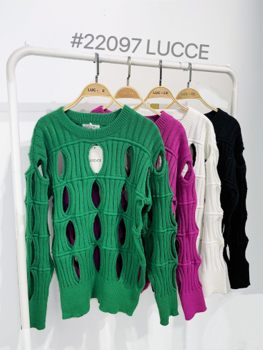 Wholesaler LUCCE - Designer hole sweater