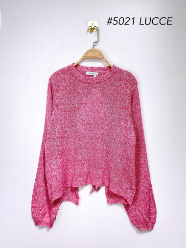 Grossiste LUCCE - Pull dos ouvert