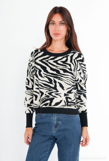 Wholesaler LUCCE - Animal pattern sweater