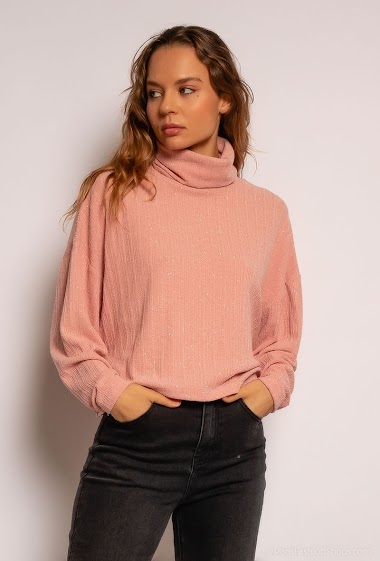 Wholesaler LUCCE - Sparkly sweater with turtleneck