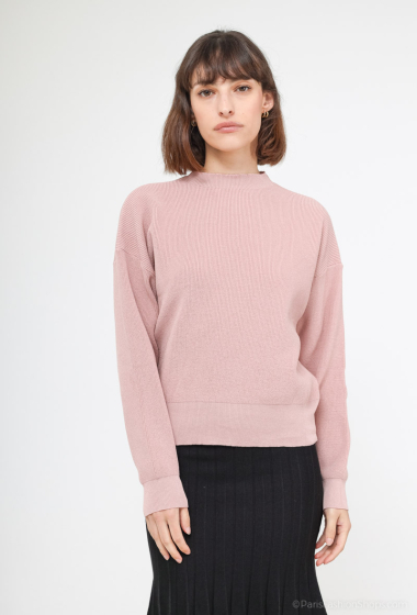 Grossiste LUCCE - Pull uni en maille