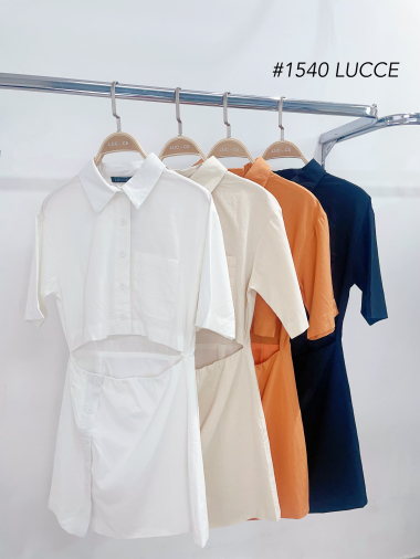 Wholesaler LUCCE - Linen shirt dress