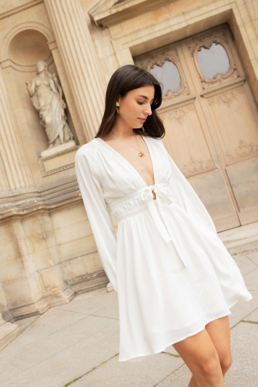 Wholesaler LUCCE - Flowy long-sleeved dress