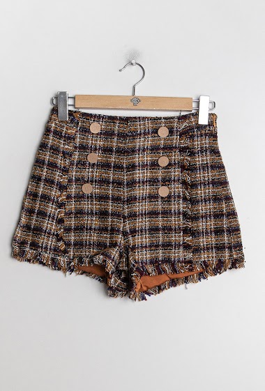 Wholesaler LUCCE - Checkered shorts