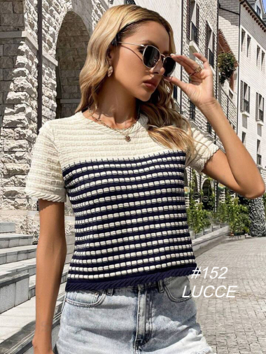 Wholesaler LUCCE - Knitted T-shirt