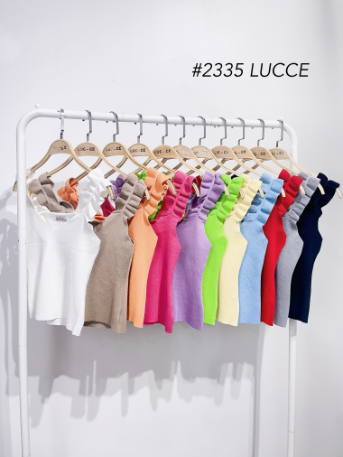 Wholesaler LUCCE - Top with gathered straps