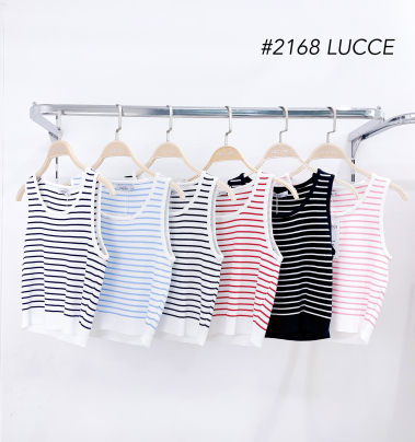 Wholesaler LUCCE - Pinstriped top