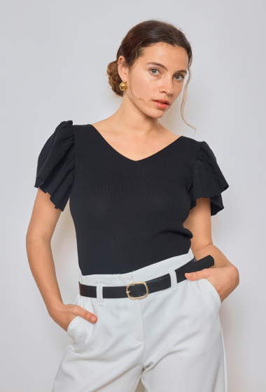 Wholesaler LUCCE - Top with ruffled sleeves