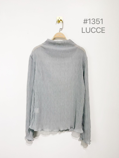 Wholesaler LUCCE - Sheer pleated top