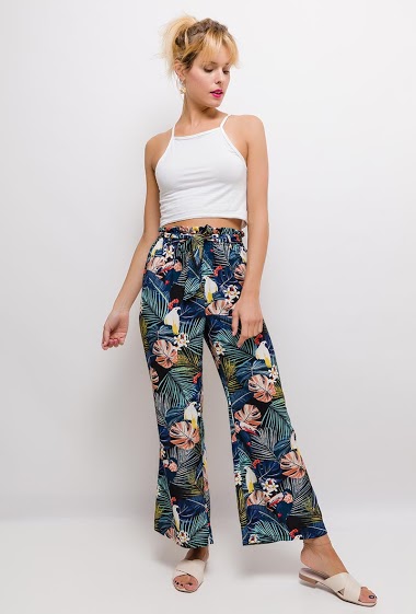 Wholesaler Lucene - Tropical relaxed pants