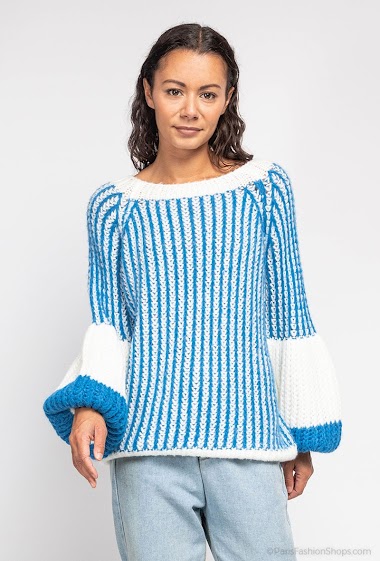 Wholesaler Lucene - Stripe Knit sweater